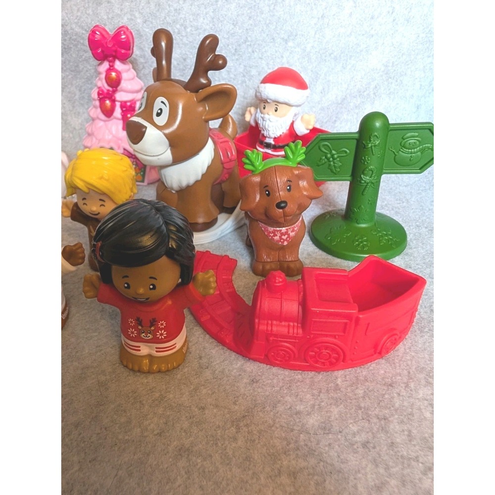 Little People Barbie Advent Calendar Replacement Parts Christmas Santa Reindeer - Picture 5 of 16